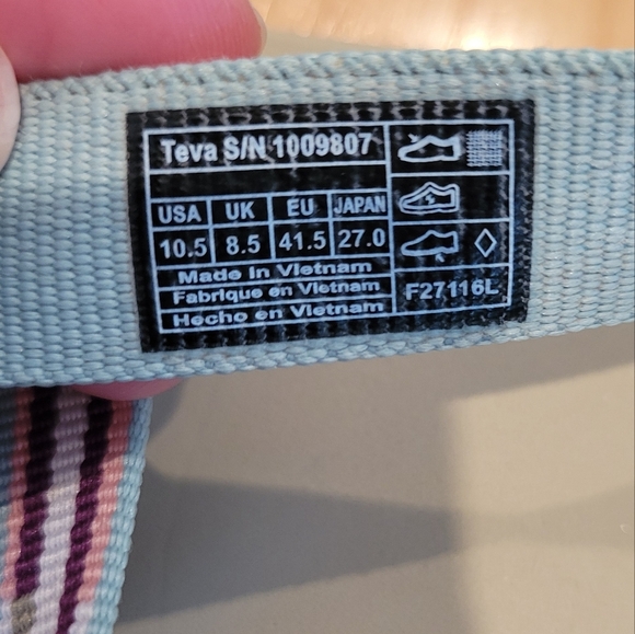Teva Terra Float Livia Multi-Color Strappy Sandals Size 10.5 - Picture 5 of 9